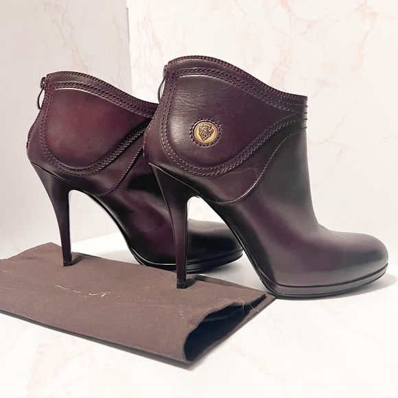 Gucci Leather Boots Women's Size: 9.5 - Picture 1 of 4